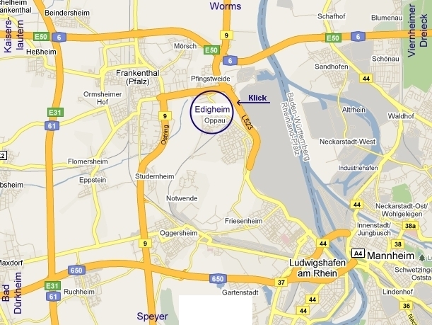 So kommen Sie nach LU-Edigheim